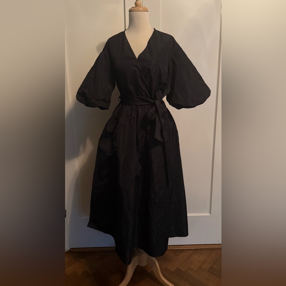 Zara midi wrap dress
